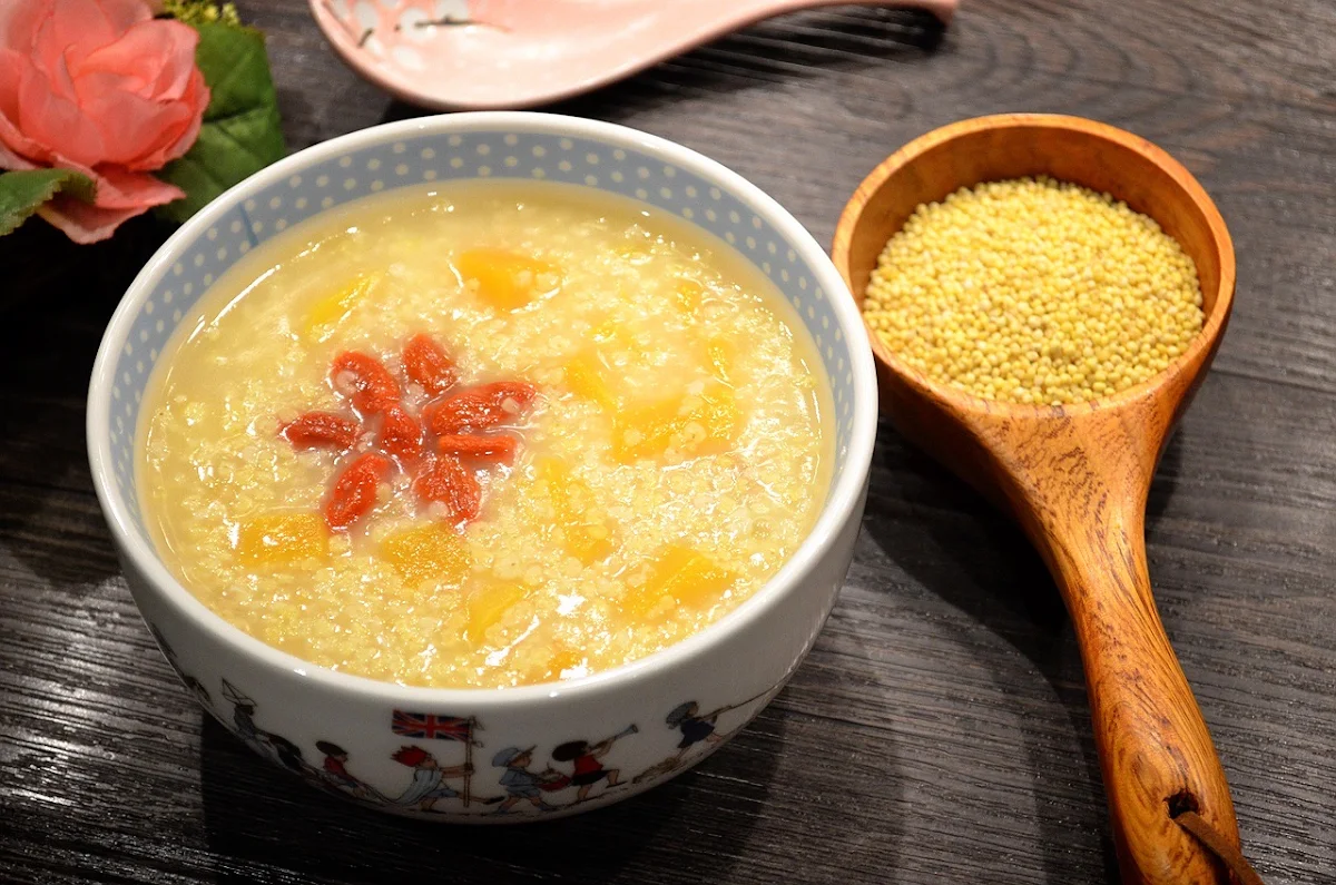 millet congee 小米粥, Steamed Memories面点时光